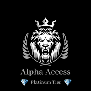 Fit X Talks -Alpha Access Platinum Tier FOR 6 MONTHS (Best value!)